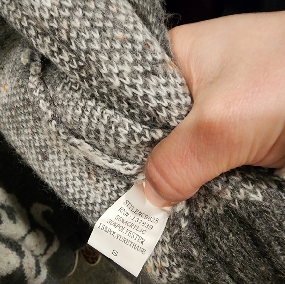 NWOT Debut Leppard Cardigan Sweater - Size S - Picture 5 of 5